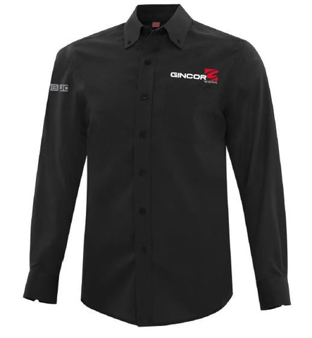 Men's Long Sleeve Dress Shirt with Canada Flag