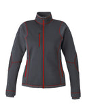 Bonded Fleece Jacket with Contrast Stitching - Ladies